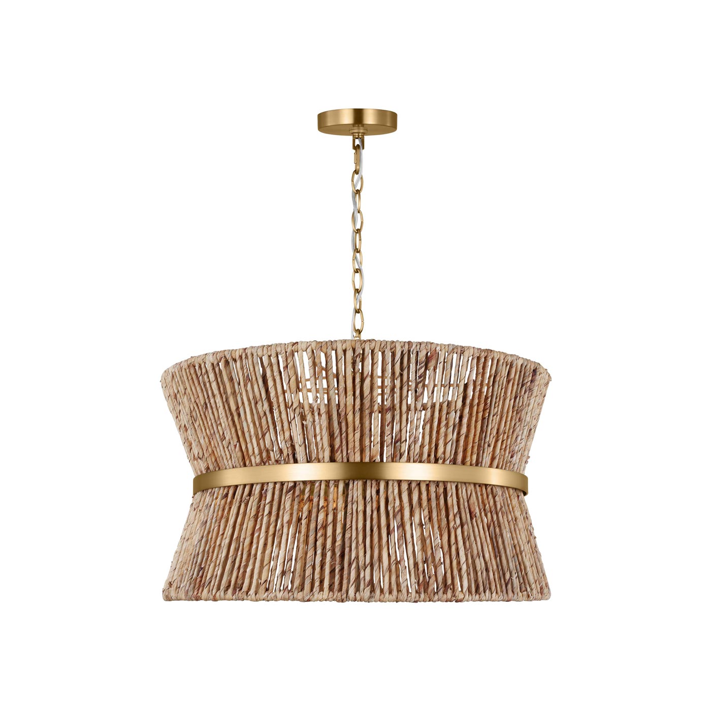 Thurlo Pendant Light in Satin Brass (Medium).
