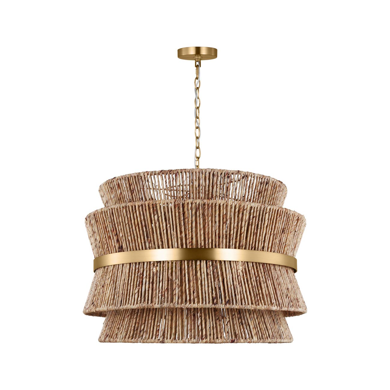Thurlo Pendant Light in Satin Brass (Large).