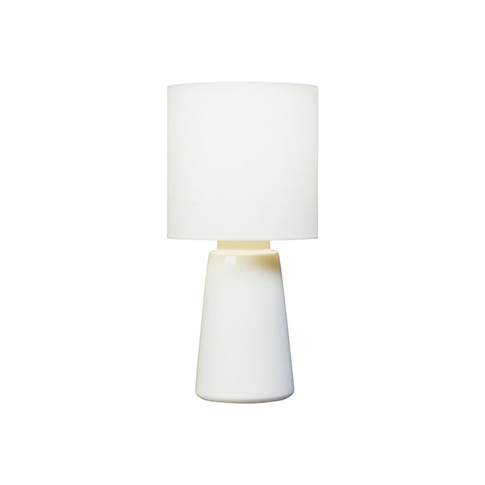 Vessel Table Lamp in New White (Medium).