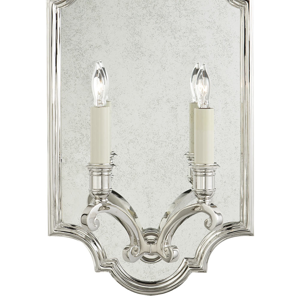 Sussex Framed Double Wall Light in Detail.