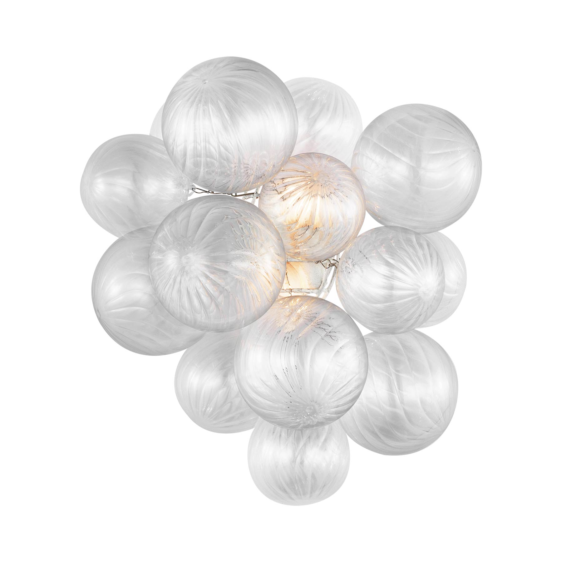 Talia LED Wall Light in Plaster White (Medium).
