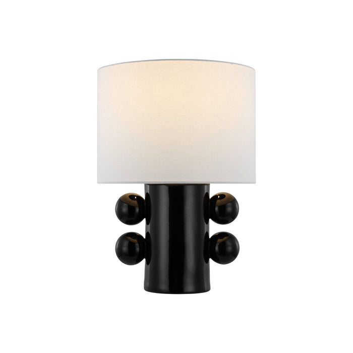 Tiglia LED Table Lamp in Black (Low).