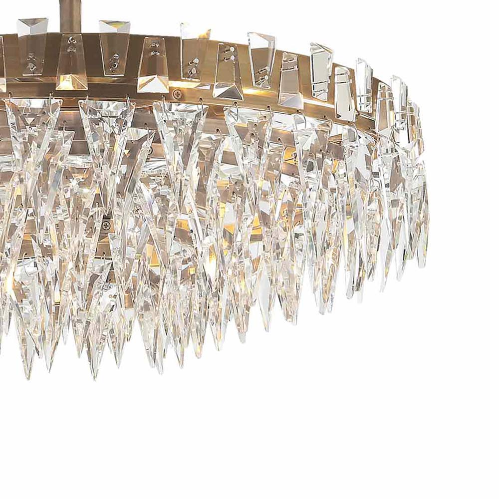Trillion Flush Mount Ceiling Light in Detail.