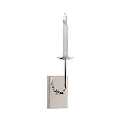 TT Wall Light in Polished Nickel.