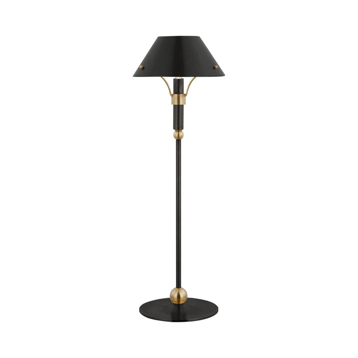 Turlington LED Table Lamp in Bronze/Hand-Rubbed Antique Brass.