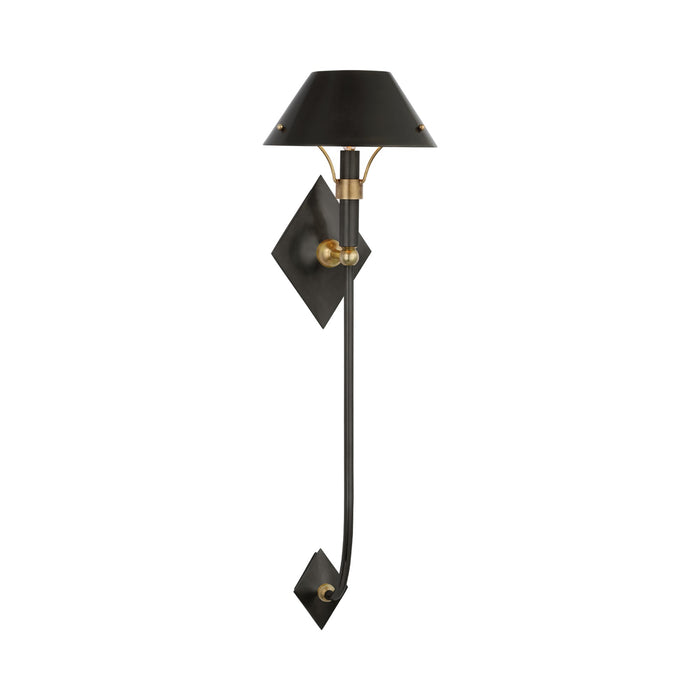 Turlington LED Wall Light in Bronze/Hand-Rubbed Antique Brass (X-Large).
