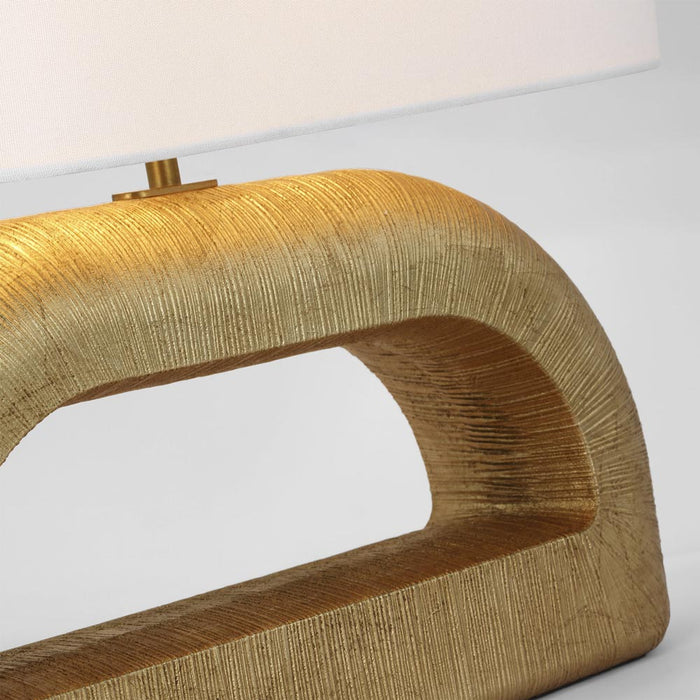 Utopia Combed Console LED Table Lamp in Detail.
