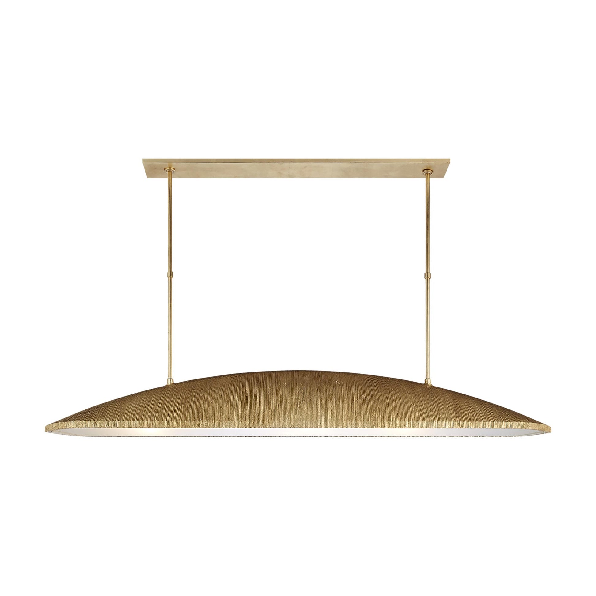 Utopia Linear LED Pendant Light in Gild.