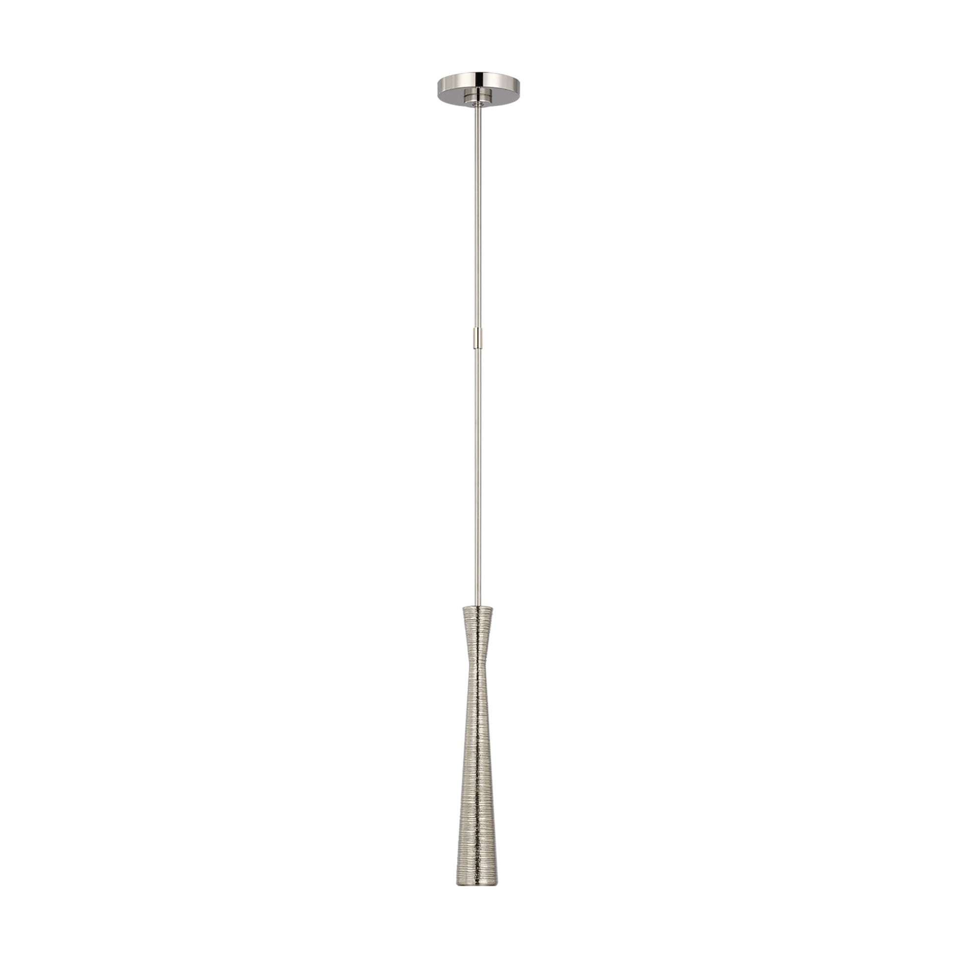 Utopia Pendant Light in Polished Nickel/Polished Nickel (Mini).