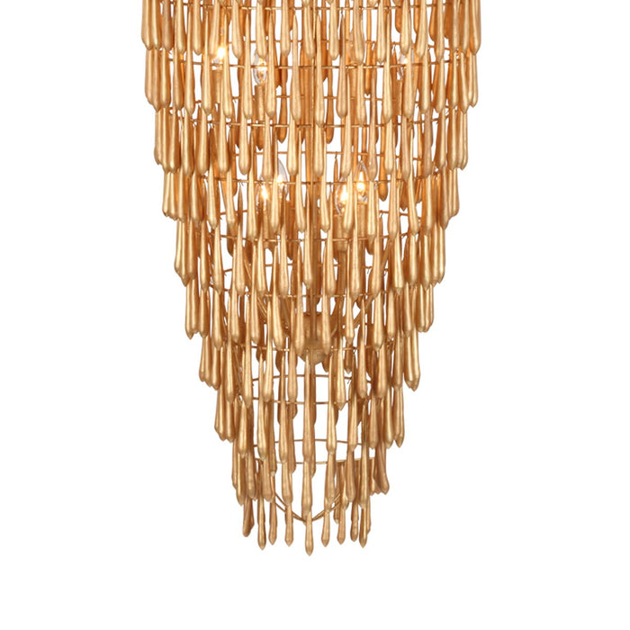Vacarro Cascading LED Chandelier in Detail.