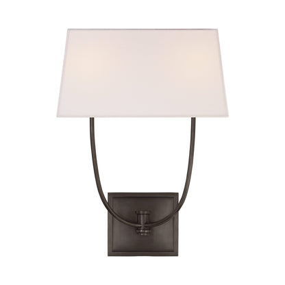 Venini Double Wall Light in Bronze.