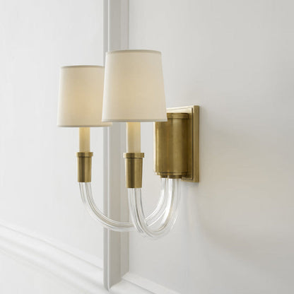 Vivian Double Wall Light in Detail.