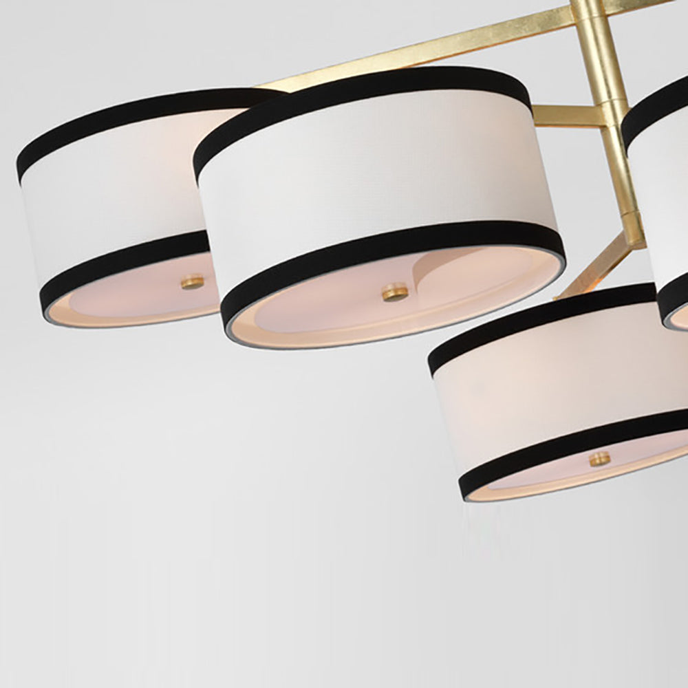 Walker Offset LED Chandelier in Detail.