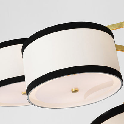 Walker Offset LED Chandelier in Detail.