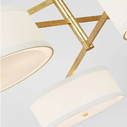 Walker Offset LED Chandelier in Detail.