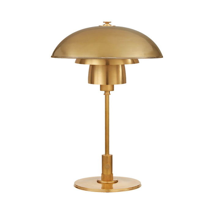 Whitman Desk Lamp in Hand-Rubbed Antique Brass/Hand-Rubbed Antique Brass.