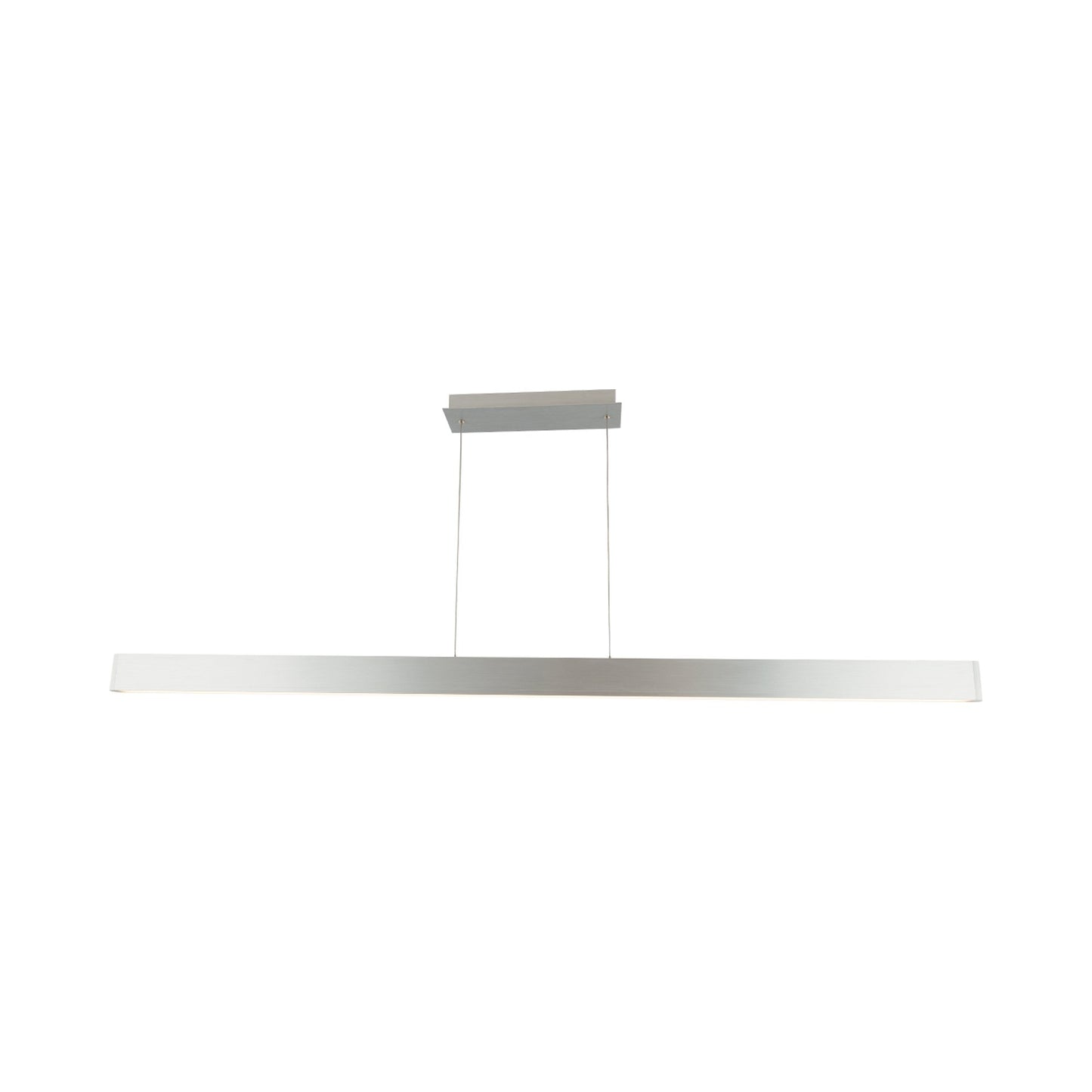 Volo LED Pendant Light in Brushed Aluminum (Large).