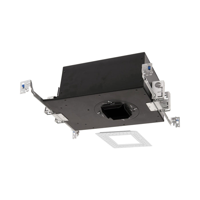 Volta 2 Inch Square Invisible Trim New Construction Recessed Housing (Default/15W/Electronic Low Voltage 0-10V/None).