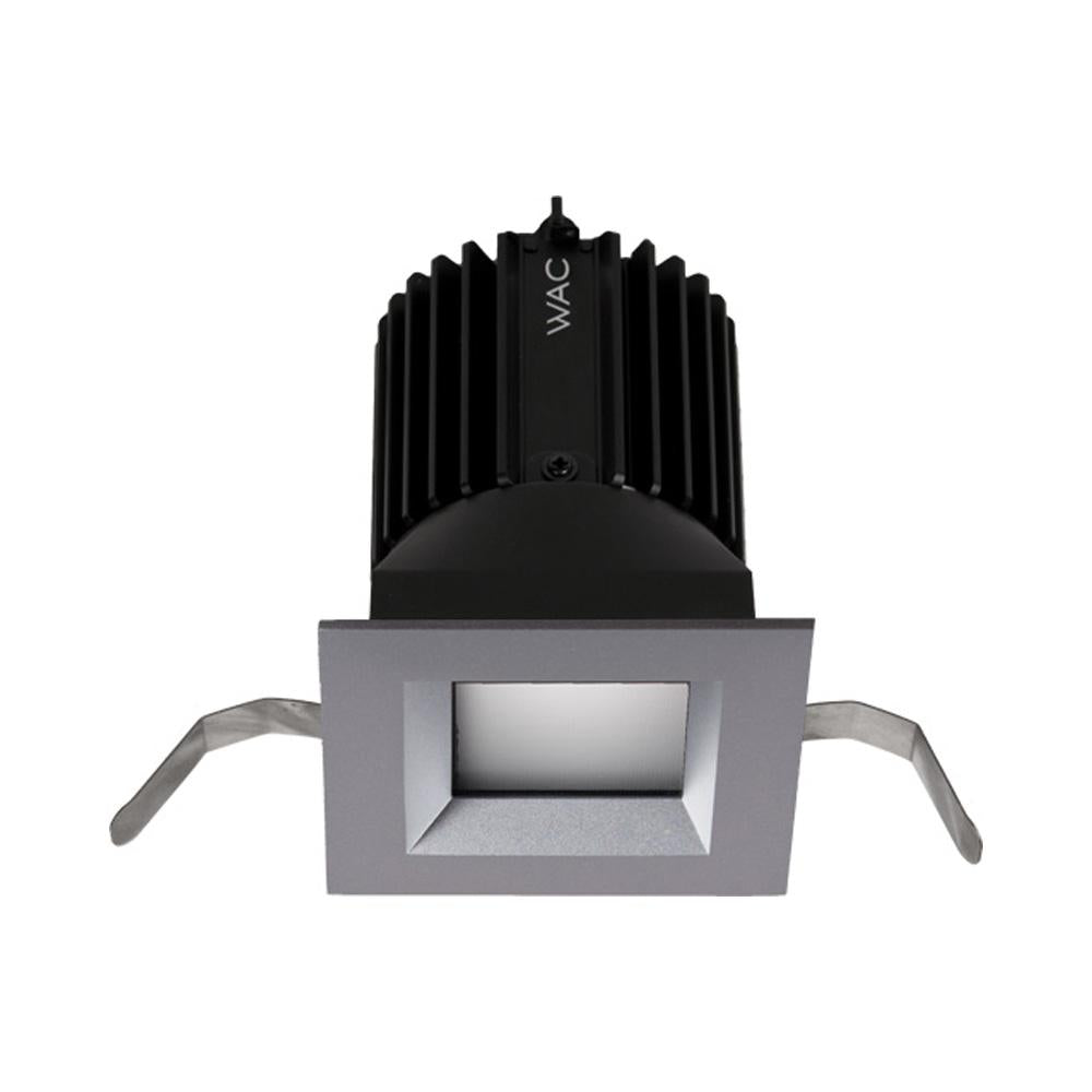 Volta 2 Inch Square Shallow Regressed LED Recessed Trim in Haze.