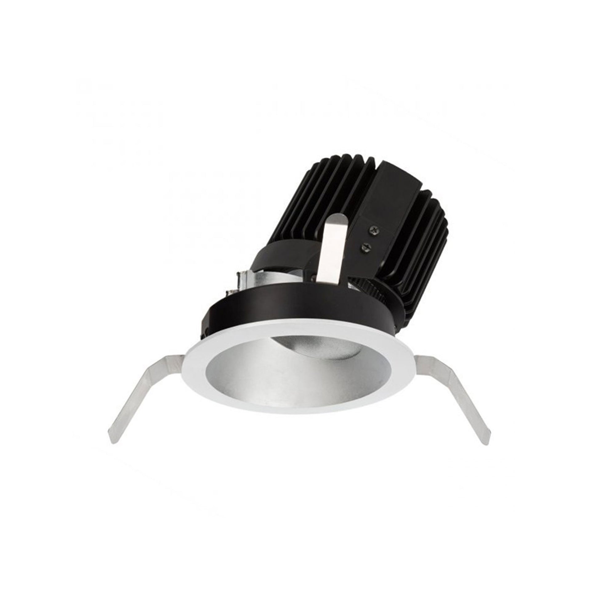 Volta 4.5 Inch Round Wall Wash LED Recessed Trim in Haze/White.