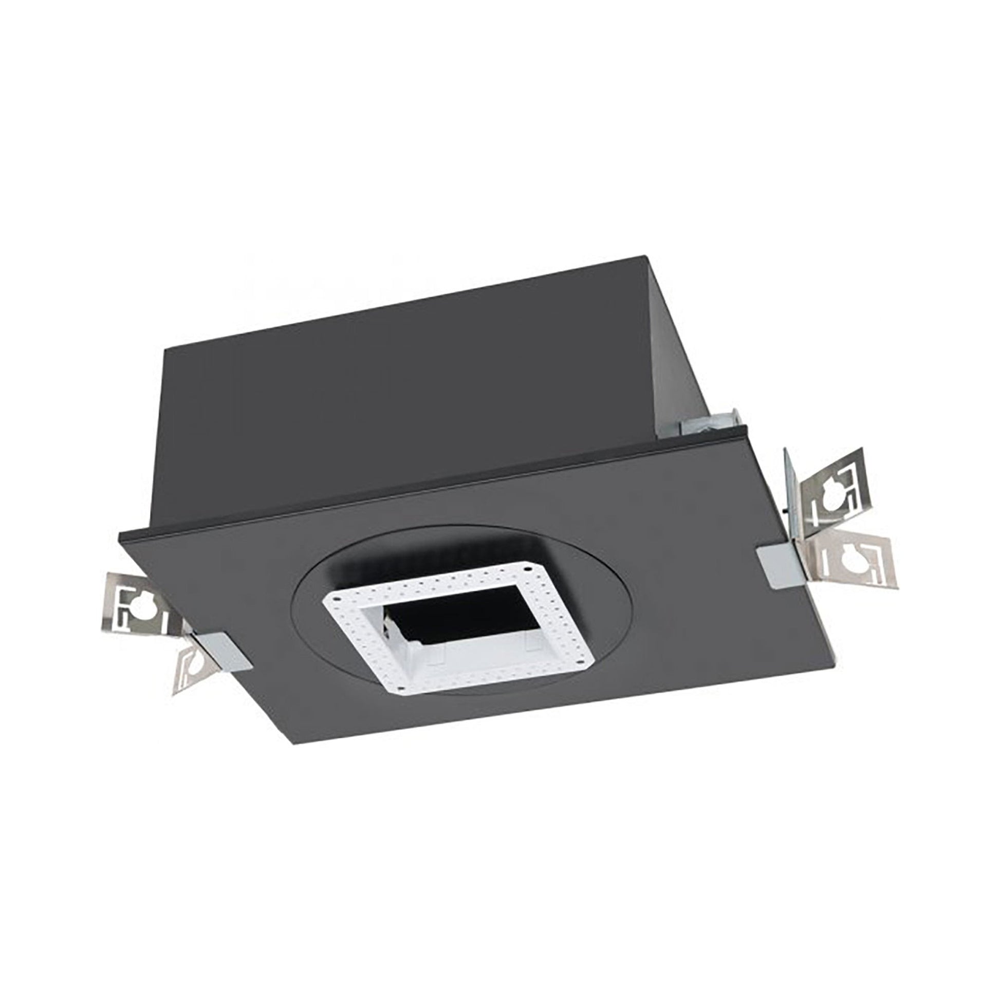 Volta 4.5 Inch Square Trimless New Construction Recessed Housing (Chicago Plenum/15W/Lutron Hi-Lume).