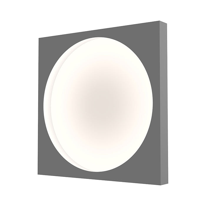 Vuoto™ LED Wall Light in Large/Dove Gray.