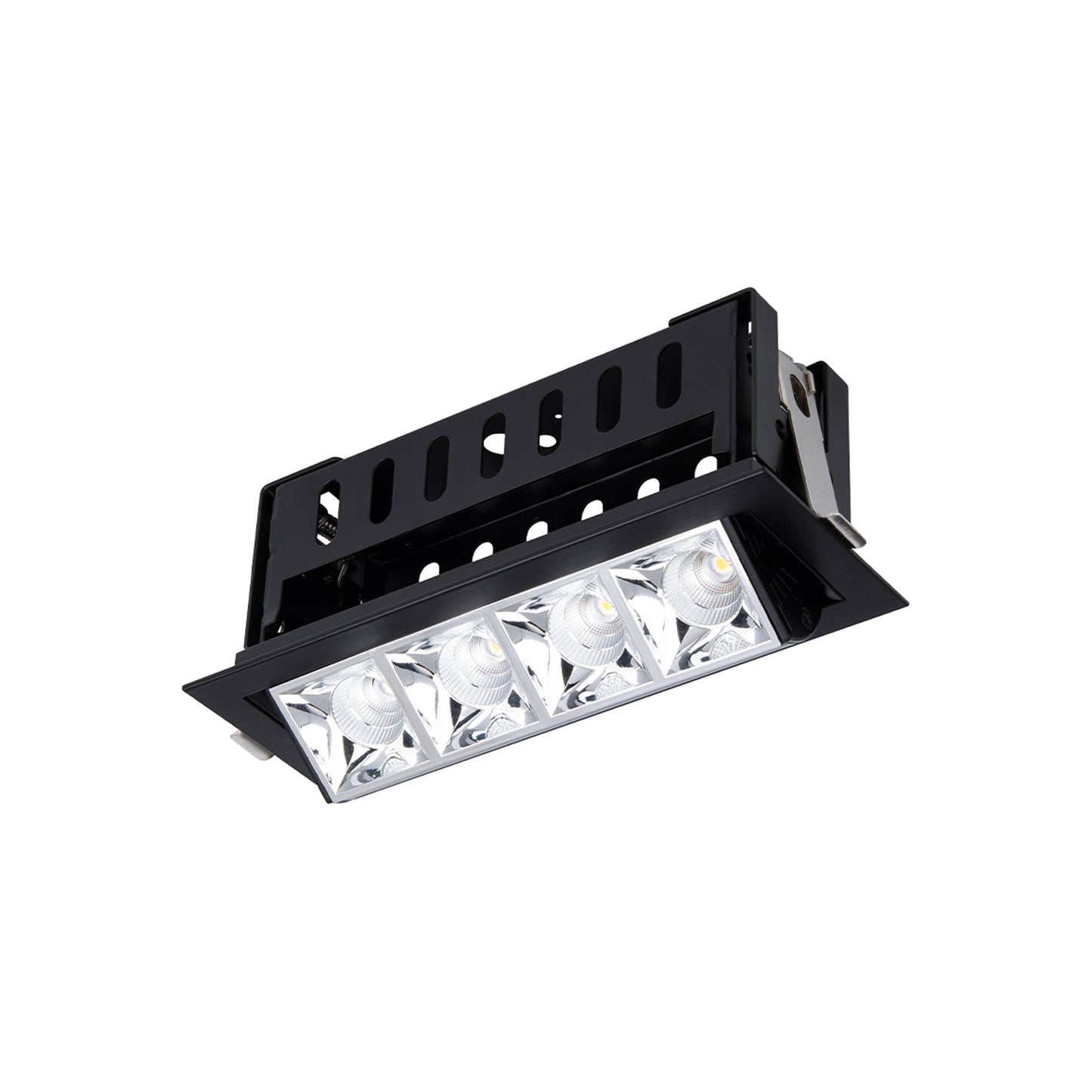 Multi Stealth Adjustable Trim LED Recessed Light in Chrome/Black (3.5W/45-Degree).