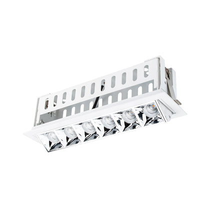 Multi Stealth Adjustable Trim LED Recessed Light in Chrome/White (3.3W/45-Degree).