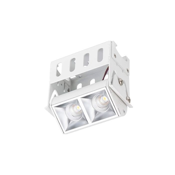 Multi Stealth Adjustable Trimless LED Recessed Light in Haze (4W/45-Degree).