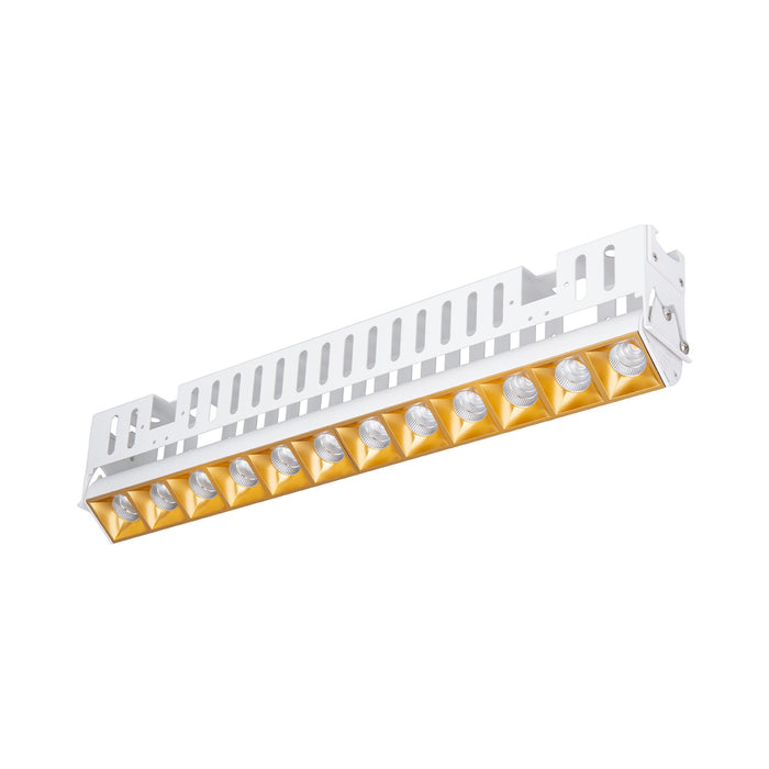 Multi Stealth Adjustable Trimless LED Recessed Light in Gold (3.17W/45-Degree).
