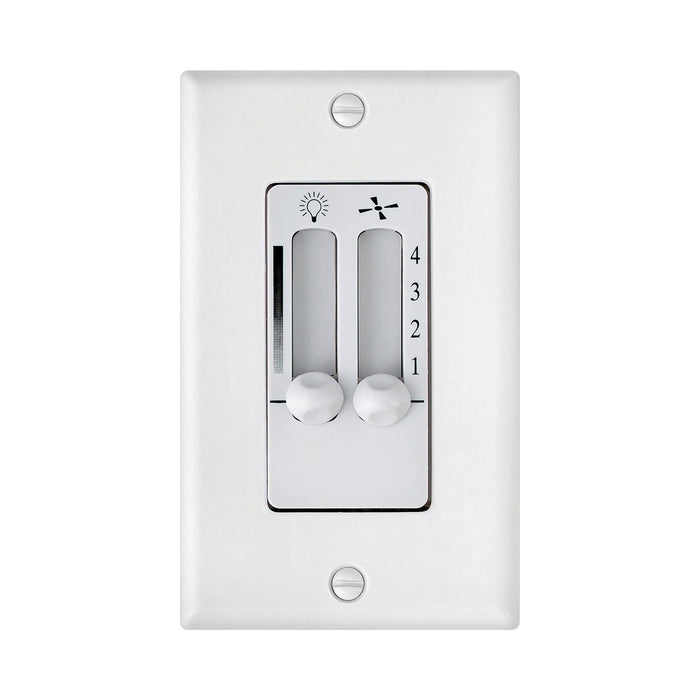 Wall Control in Dual Slide/White (4-Speed).