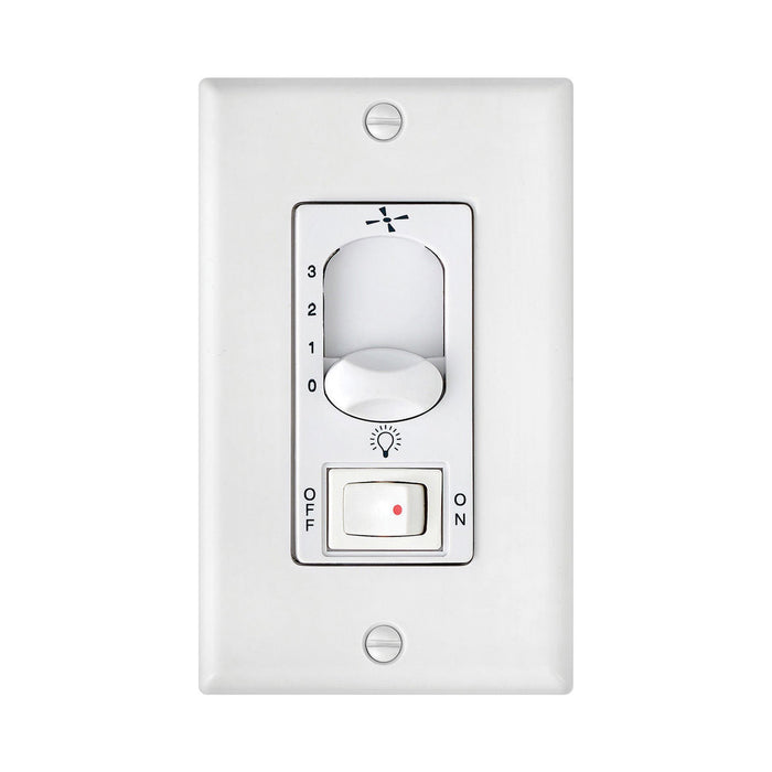 Wall Control in On/Off Switch/White (3-Speed).