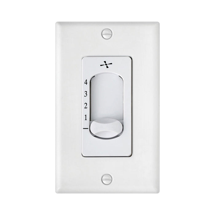 Wall Control in Single Slide/White (4-Speed).
