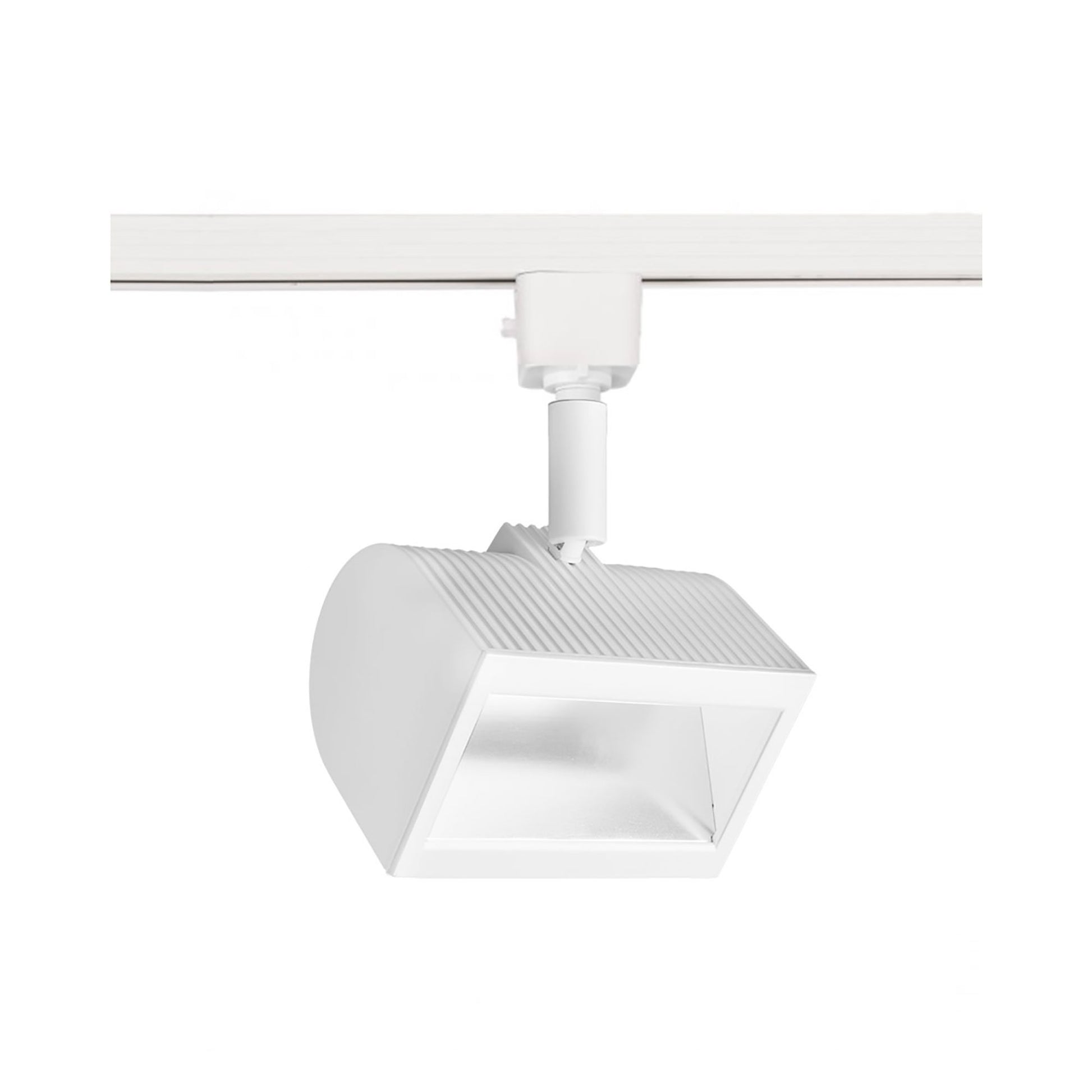 Wall Wash LED Track Head in White.
