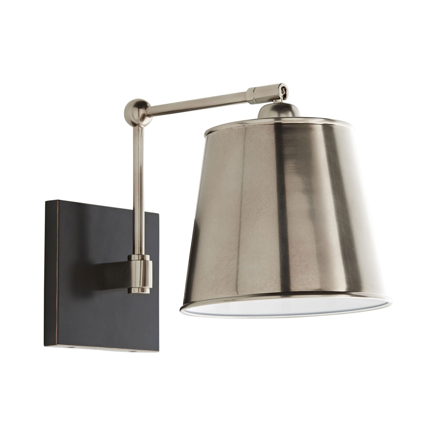 Watson Wall Light in Vintage Silver.