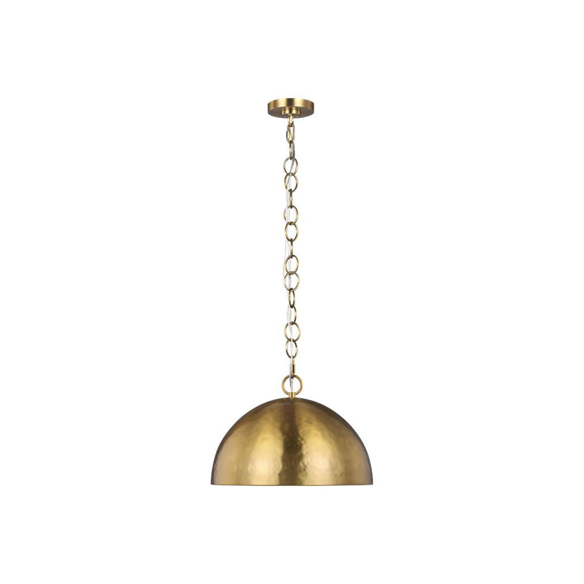 Whare Pendant Light in Burnished Brass (Medium).