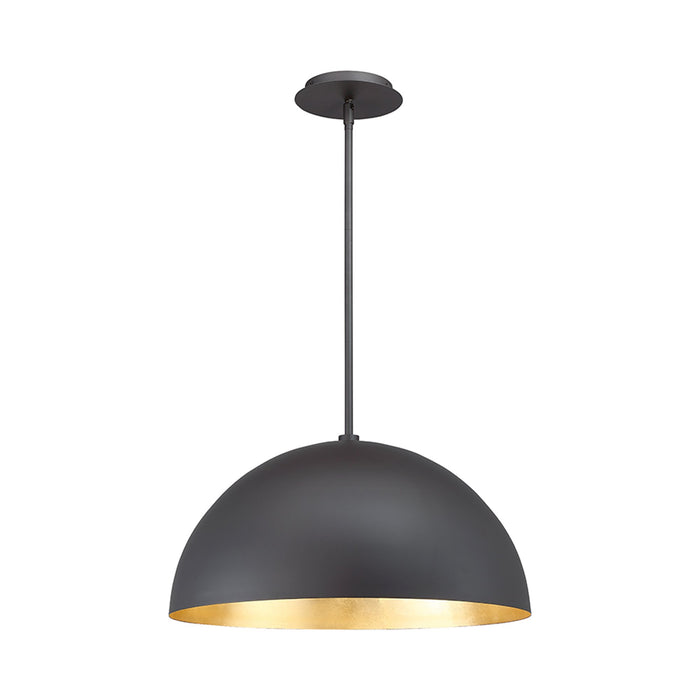 Yolo LED Pendant Light in Small/Gold Leaf/Bronze.