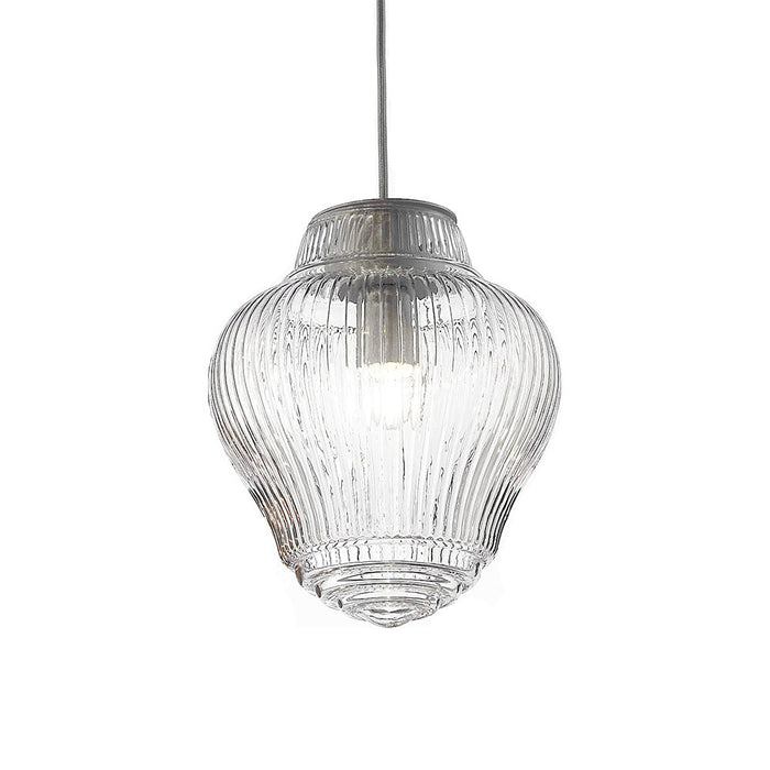 Clyde Pendant Light in Clear.