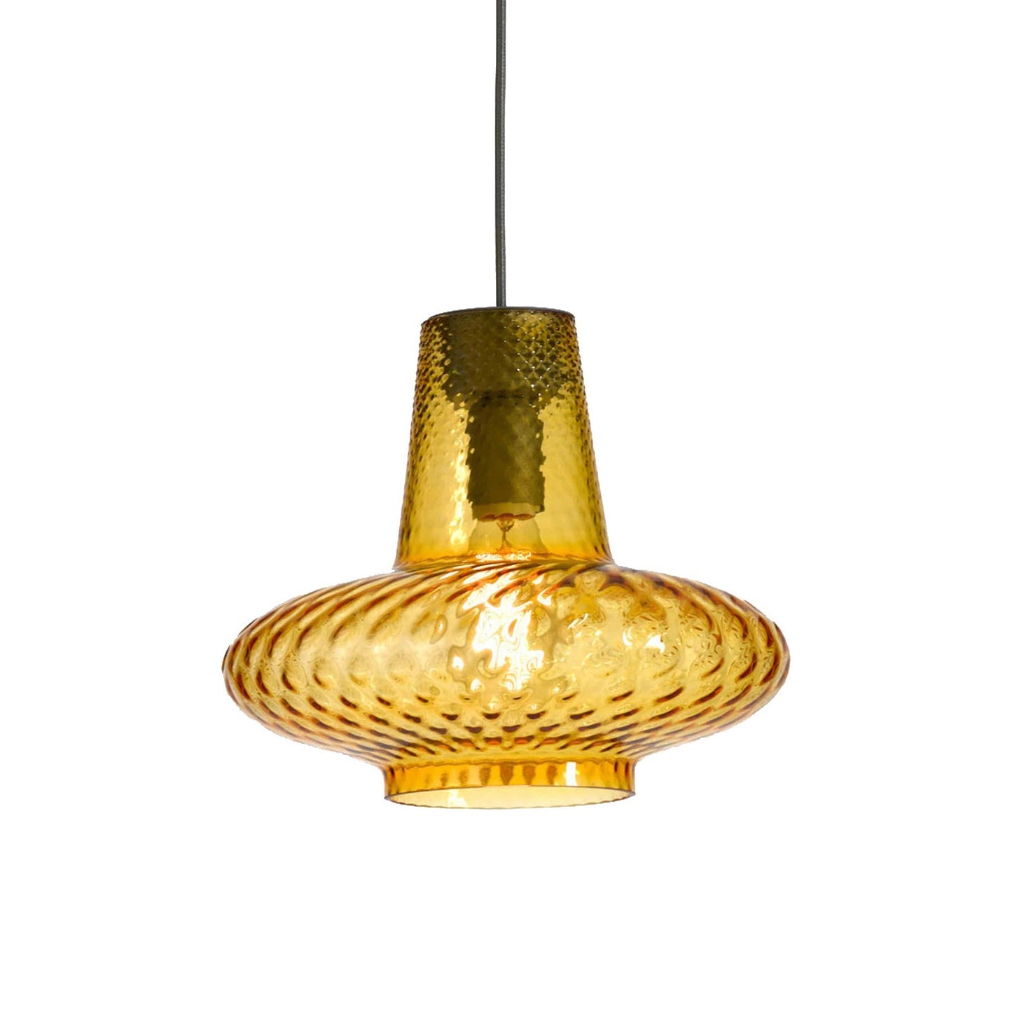 Giulietta Pendant Light in Amber.