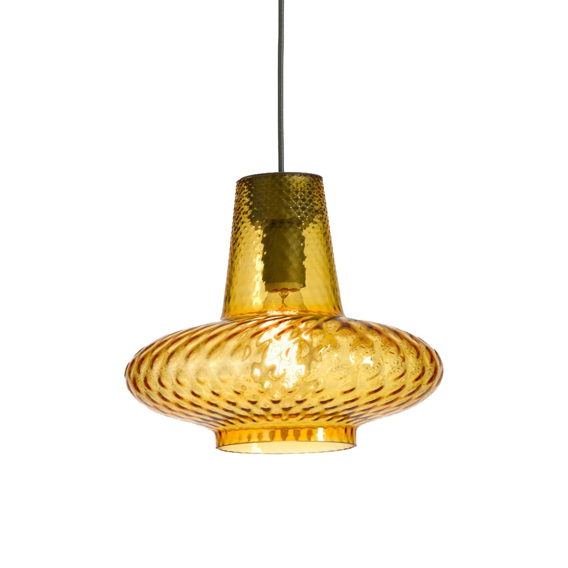 Giulietta Pendant Light in Amber.