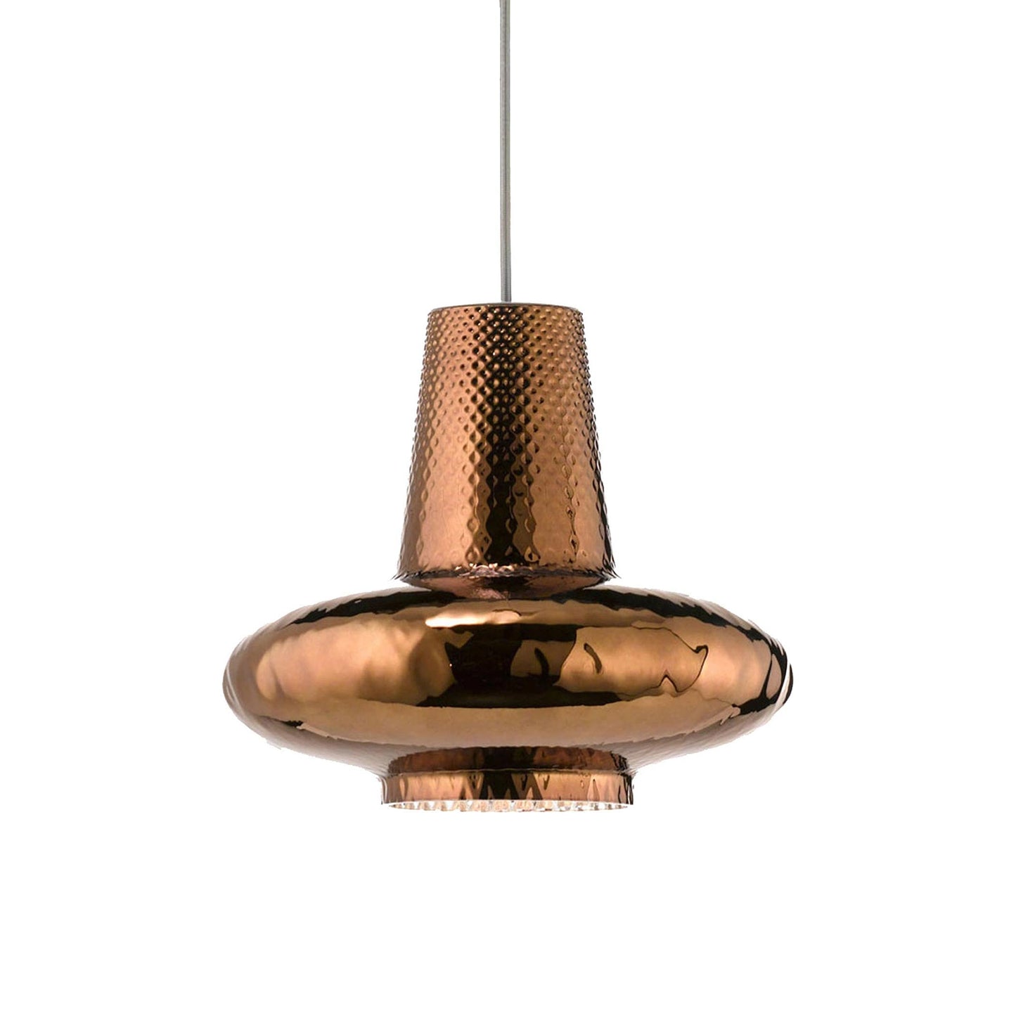 Giulietta Pendant Light in Bronze.