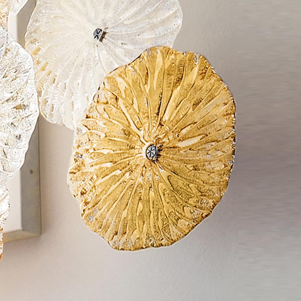 Mariposa Glass Panels in Amber (Round).