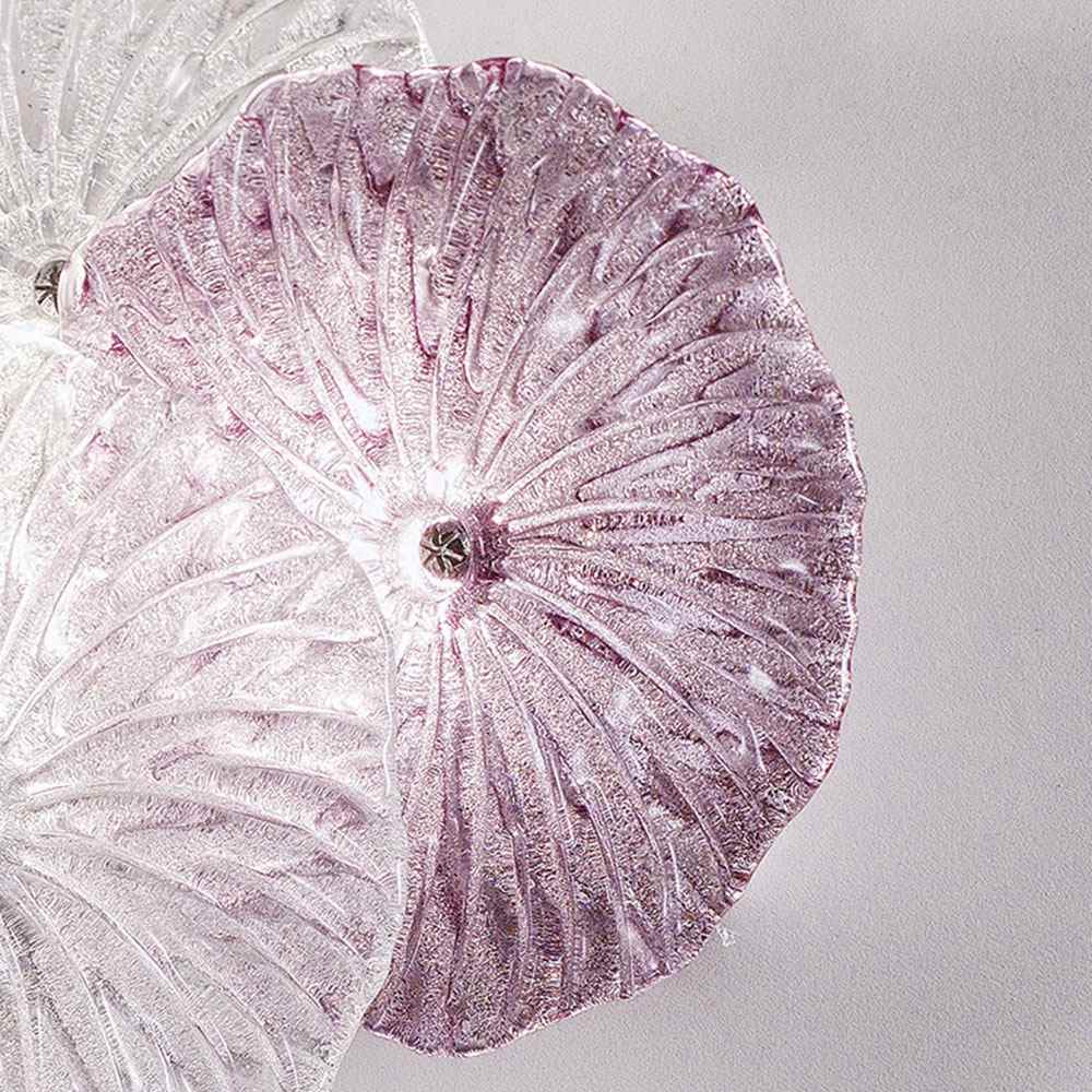 Mariposa Glass Panels in Amethyst (Round).