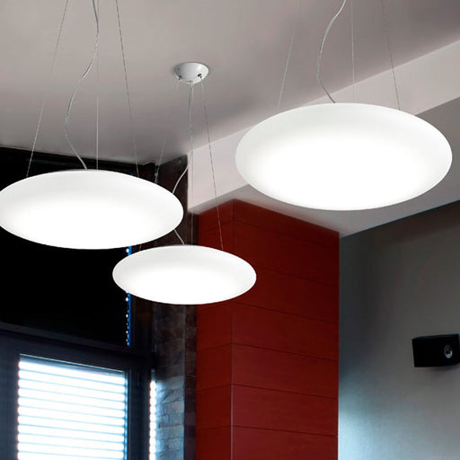 Mentos LED Pendant Light in living room.