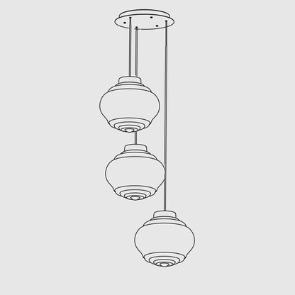 Multi-Light Round Canopy.