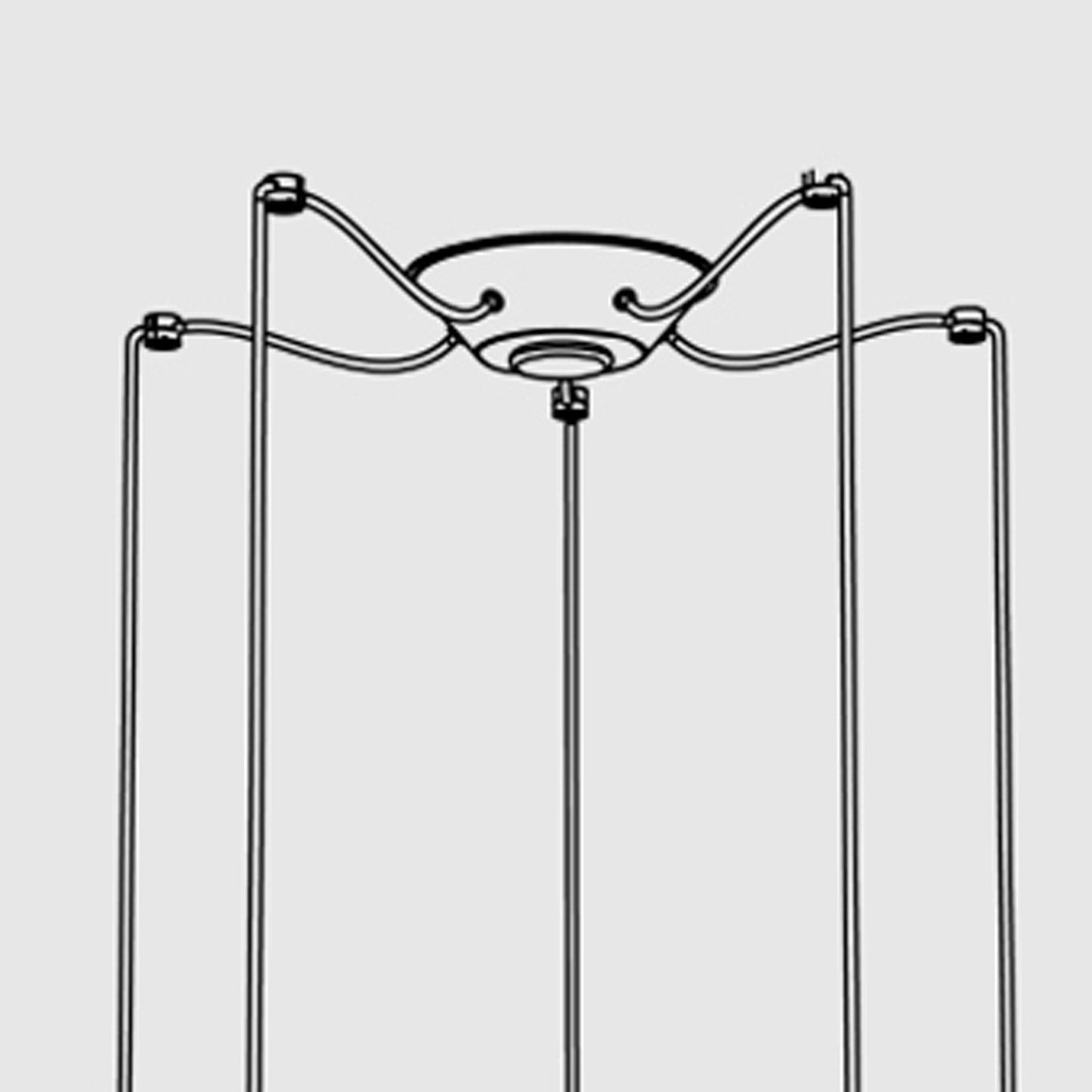 Multi-Light Swag Canopy in Detail.