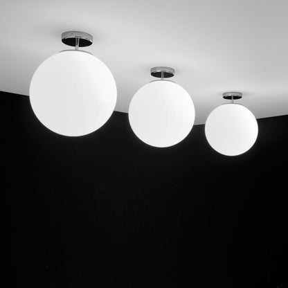 Sferis Semi Flush Mount Ceiling Light in Detail.