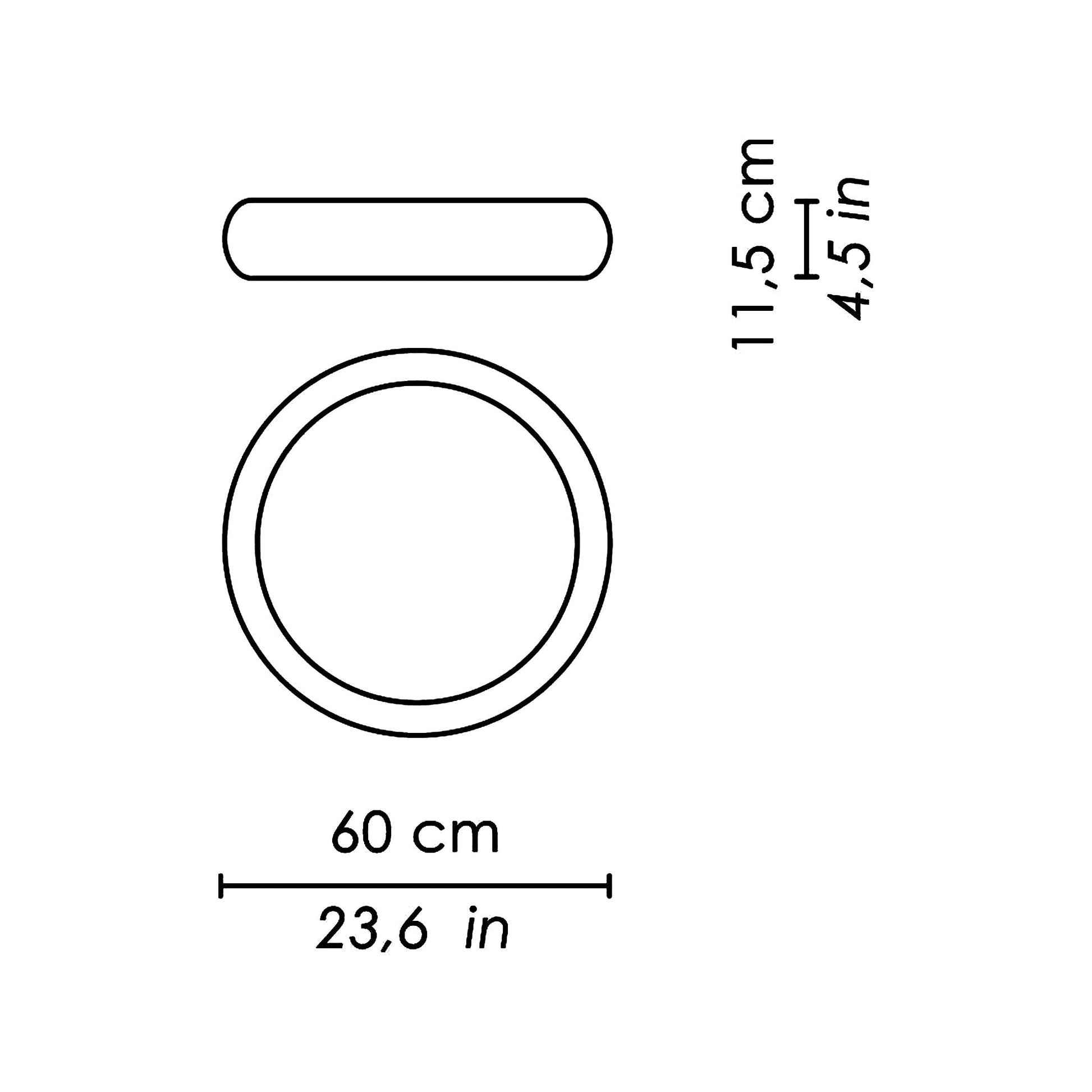 Treviso Ceiling / Wall Light - line drawing.