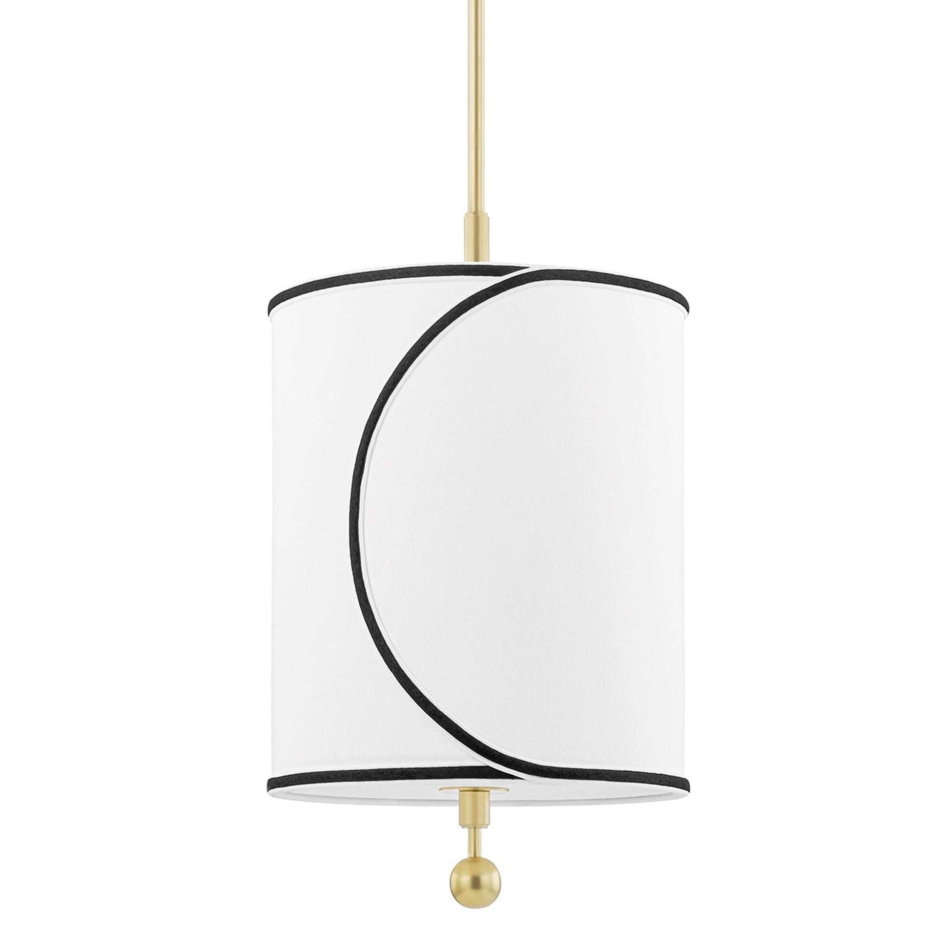 Zara Pendant Light in White and Black.