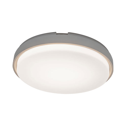 Zenith LED Flush Mount Ceiling Light in Grey and White.
